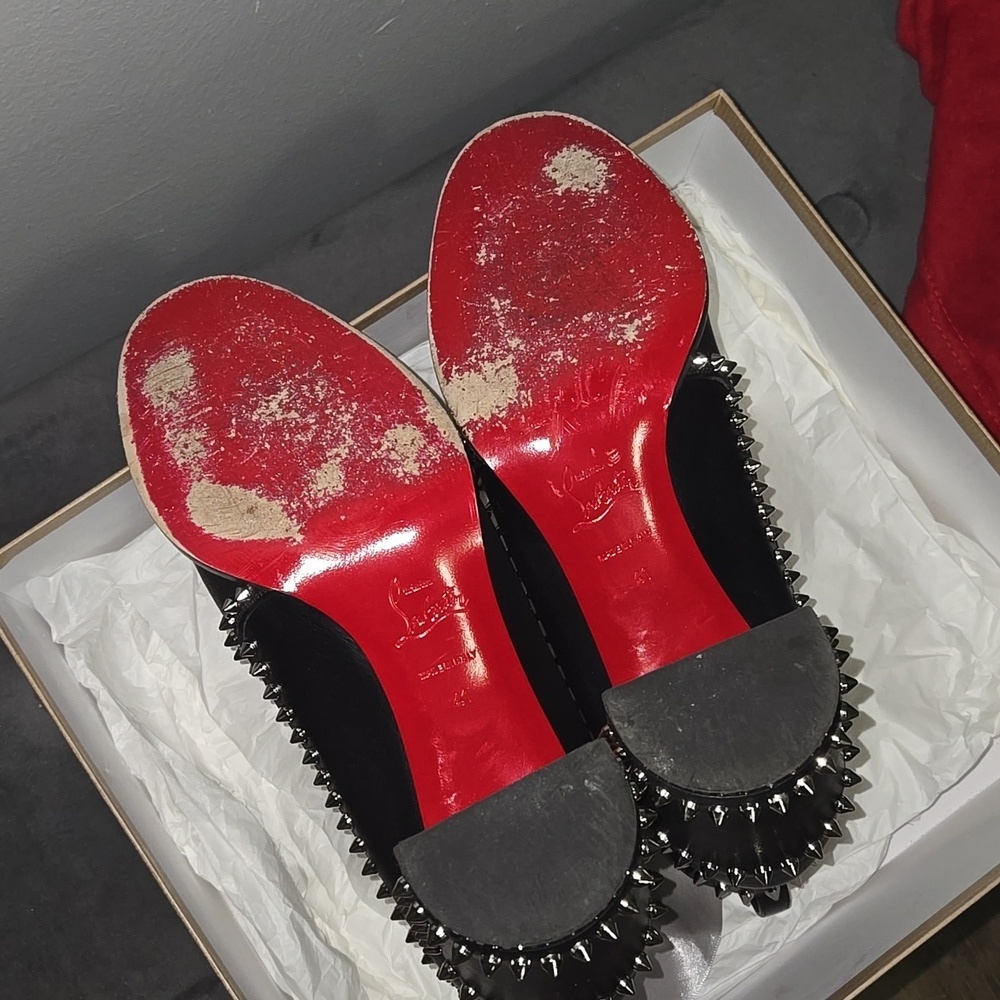 Christian LouboutinOutline Black Leather Spike Boot, 70mm Authentic ✅️ - Picture 8 of 12